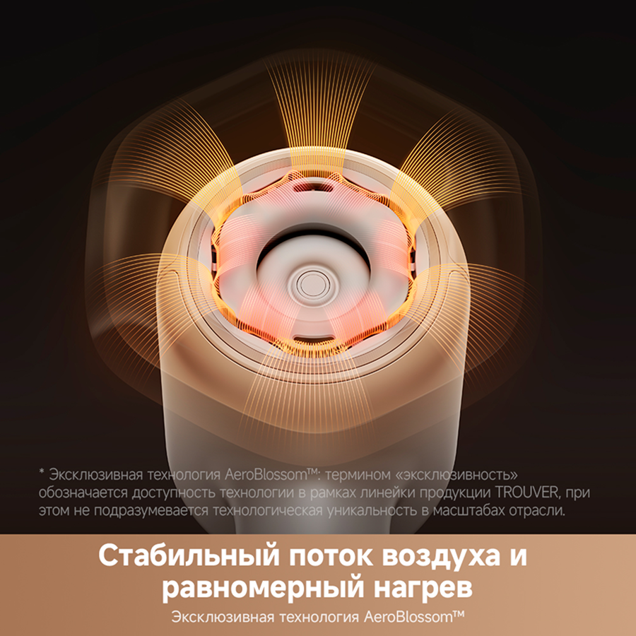 Фен Trouver Shine 20 Gold