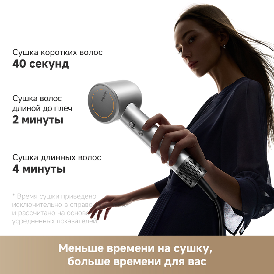 Фен Trouver Shine 10 Silver