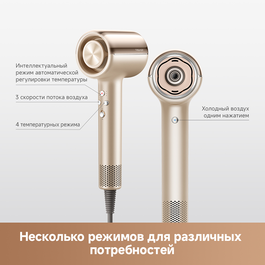 Фен Trouver Shine 20 Gold